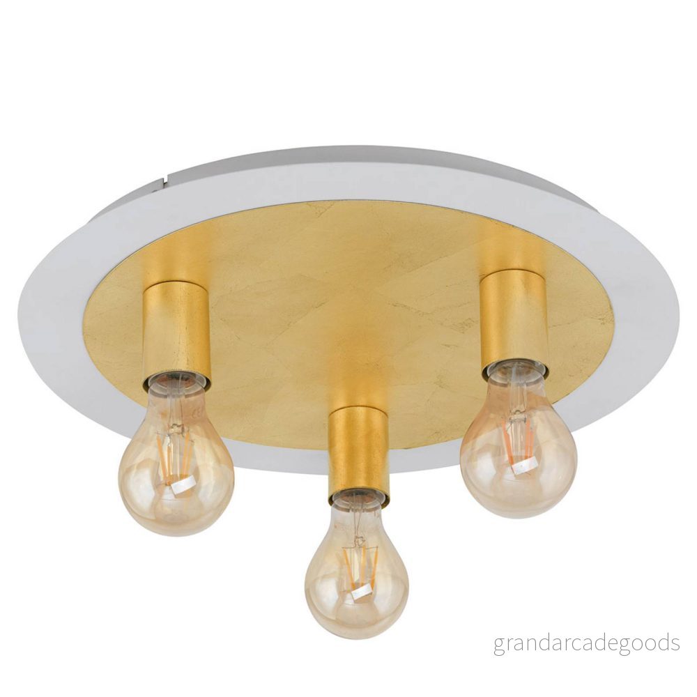 EGLO LED taklampa Passano 3 lampor guld 9002759974923
