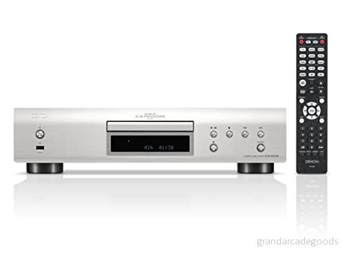 Denon DCD 900NE HiFi CD spelare, Hi Res, stöd för CD, R/RW, MP3, WMA och USB, silver 747192136772