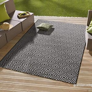 bougari Inomhus och utomhus matta rutig svart, 160 x 230 cm 4260425285505 bougari Inomhus och utomhus matta rutig svart, 160 x 230 cm 4260425285505