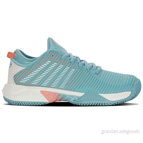 K-Swiss Performance Dam Hypercourt Supreme HB tennissko, Blanc De Blanc/Nile Blue/Desert Flower, 41 EU, Nile Blue Desert EU 196483105797