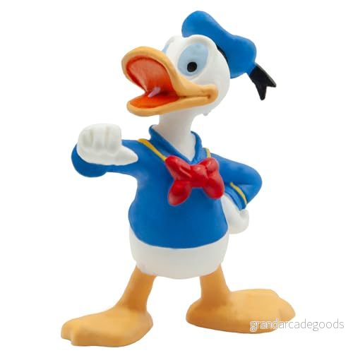 Bullyland 15345 Leksaksfigur Walt Disney Donald Duck, ca 6,4 cm, detaljrik, perfekt som en liten gåva för barn från 3 år 4007176153451