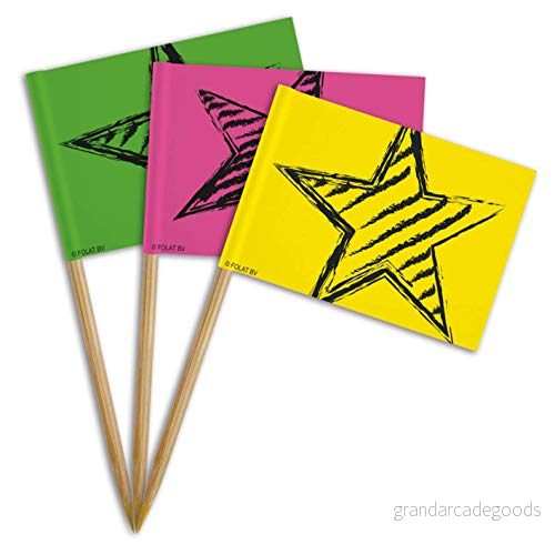 Folat Neon Party Pickers 36 stycken 8714572635356