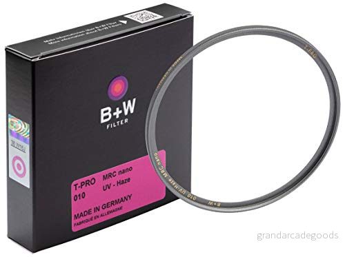 B&W 010 UV dis och skyddsfilter (62 mm, T pro, titanfinish, MRC Nano, 16x ersättning, supersmal, premium) 4012240041121