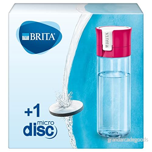 Bouteille d'eau Brita S1184 Rouge Filtre 600 ml 4006387061227