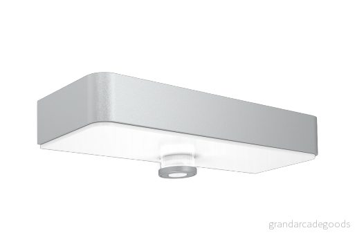 STEINEL solcellslampa XSolar SOL O S, IR sensor, med skymningsrelä, 1,5 W, LED modul, IP44, aluminium, silver 4007841052652 STEINEL solcellslampa XSolar SOL O S, IR sensor, med skymningsrelä, 1,5 W, LED modul, IP44, aluminium, silver 4007841052652