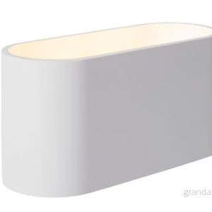 Lucide Vägglampa Xera, oval, vit 5411212233691 Lucide Vägglampa Xera, oval, vit 5411212233691