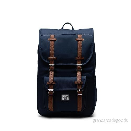 Herschel Little America MID Ryggsäck, Storlek: One Size, Navy 828432593644