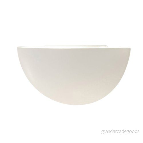 SLV Plastra 101 vägglampa, vit, gips, bredd 14 cm 4024163093521