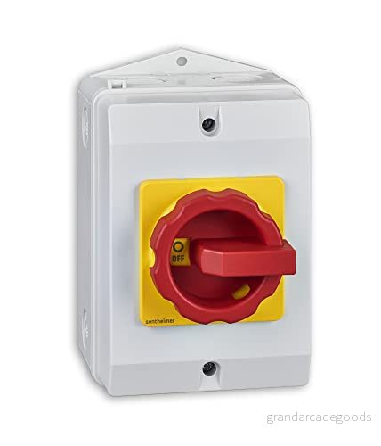 Sontheimer Reparationsbrytare 25 A 3 polig 10 kW IP65, nödavstängning/röd gul, x 4034656000899