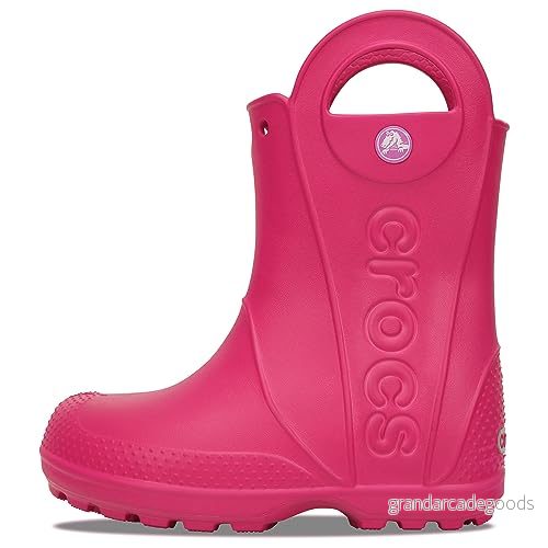 Crocs Handle It Rain Boot 12803 Gummistövlar Barn, Candy Pink, 28 29 887350802467