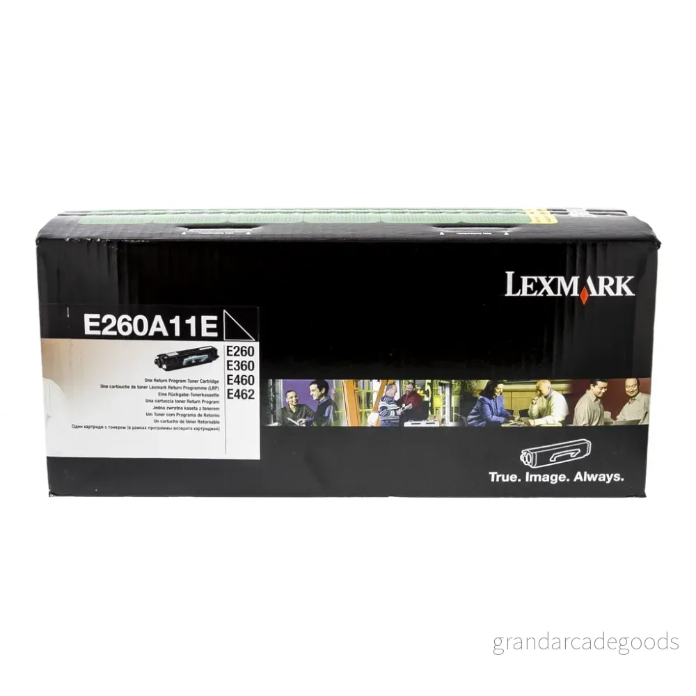 Lexmark E260A11E Toner Svart 3 500 sidor 734646064620