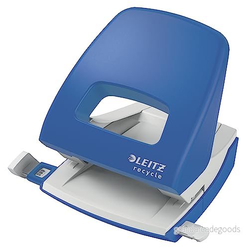 Leitz Hålslag, 30 Ark, Guide Med Formatavgränsningar, 100% Återvinningsbar, Miljövänlig, NeXXt Recycle kollektionen, Blå, 50030035 4002432135288