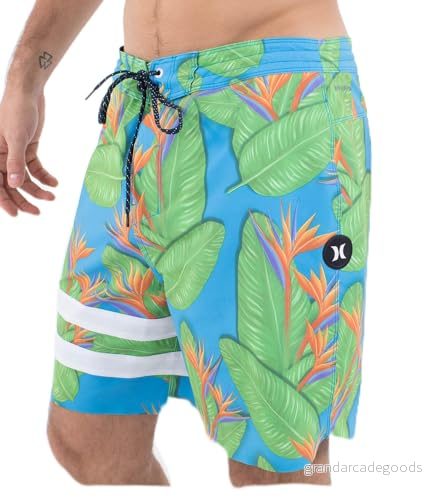 Hurley Boardshort herr Phantom Blck Prty Rngd 18, Artic Neon, 6 SE 197057079674