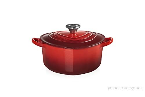 Le Creuset hjärtgryta i gjutjärn 20 cm med hjärtformad knopp 24147319719