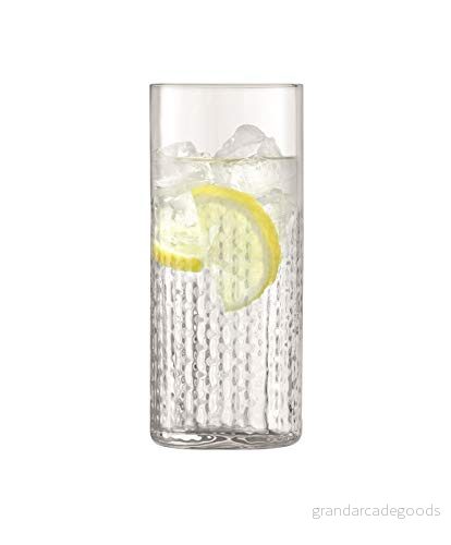 LSA Wicker Highball 400 ml klar Uppsättning av 2 munblåst och handgjort glas WR02 5012548570865