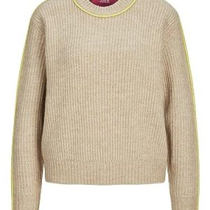 Bestseller A/S JXLEONORA Diverse Ribbed Crew Neck stickad tröja, Peyote/detalj:/Limeade Piping, L, Peyote/Detail:/Limeade L 5715423338153 Bestseller A/S JXLEONORA Diverse Ribbed Crew Neck stickad tröja, Peyote/detalj:/Limeade Piping, L, Peyote/Detail:/Limeade L 5715423338153