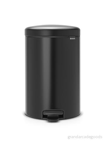 Brabantia NewIcon Pedalhink - Matt Svart - 20 liter 8710755114106