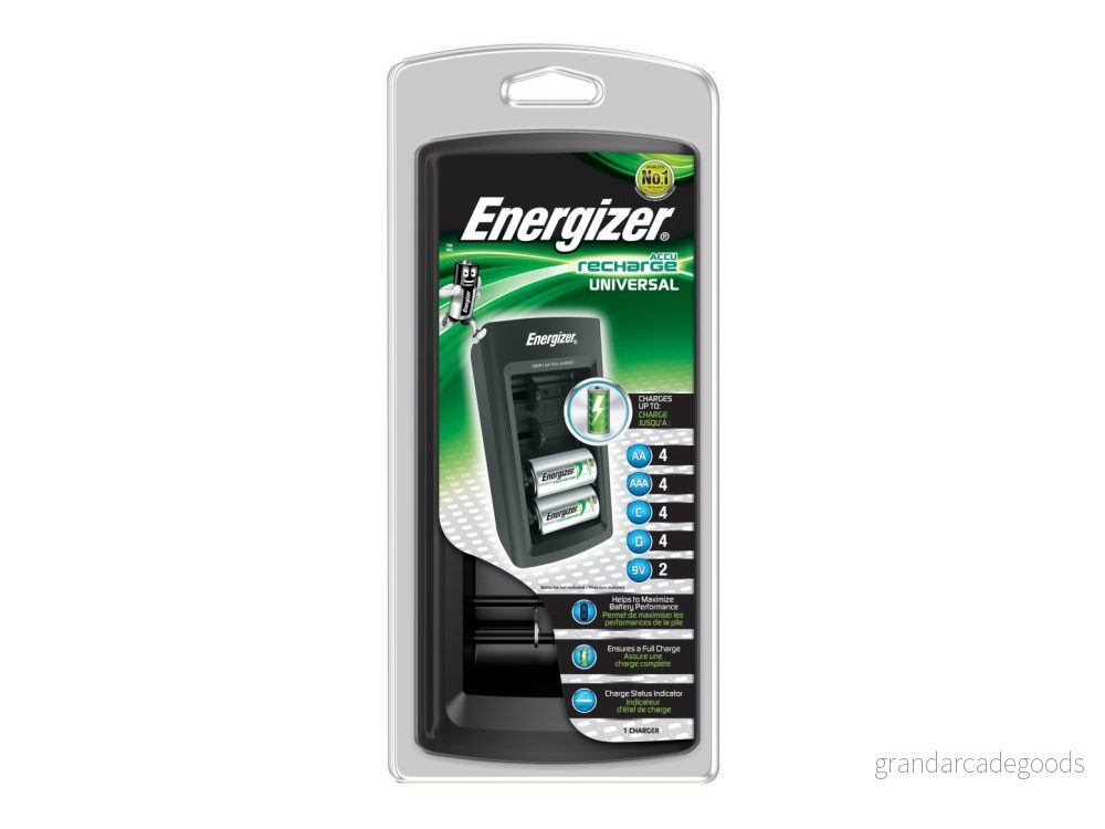 Energizer Accu Recharge Batteriladdare AA, AAA, C, D och 9 V 7638900423716