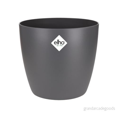 elho Brussels Rund 16 blomkruka för inomhus Ø 16,0 x H 14,7 cm svart/antracit 8711904071264