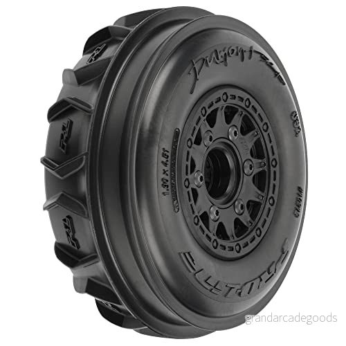1/10 Dumont Fr Paddle/Rib 2,2 tum/3,0 tum SC monterad 12 mm Black Raid (2) 675118180595