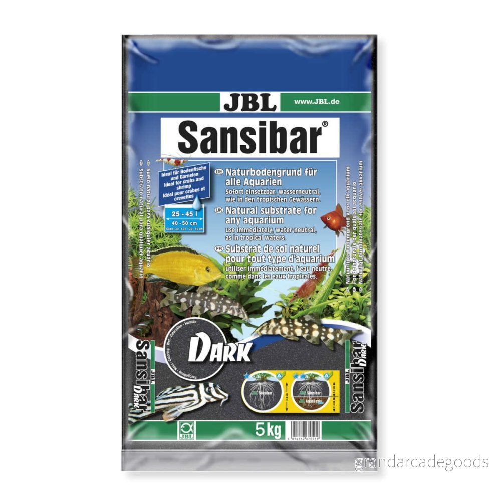 Jbl Sansibar Dark 5Kg Substrat Noir pour Aquariums d'Eau Douce et Marin 4014162670502