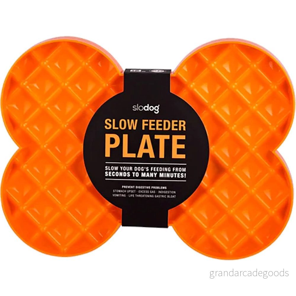 Lickimat Slow Feeder Plate Orange 35x26x3 cm 9349785000098