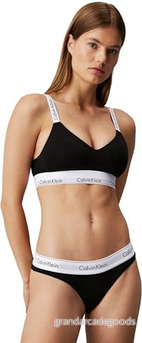 Calvin Klein Underwear Unlined Triangle ICON Cotton Modal Triangelbh - Svart 8718934397296