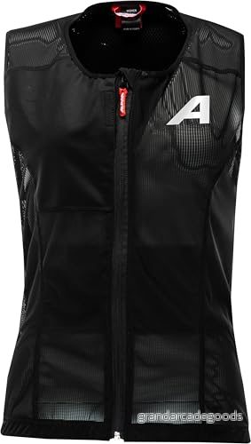 ALPINA PROSHIELD VÄST flexibel, ventilerande och individuellt justerbart ryggskydd för kvinnor, svart, M 4003692298454