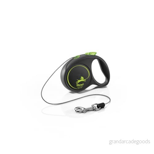 Flexi Black Design XS leash 3 m 8 kg green 4000498033227