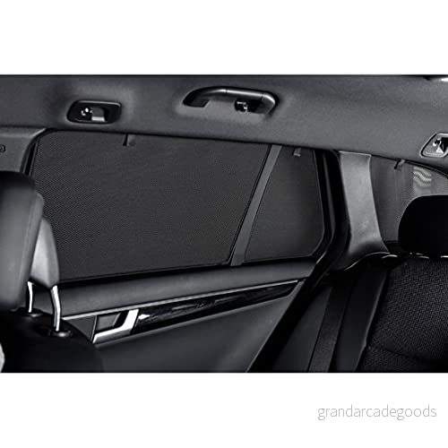 Bilskärmar (bakdörrar kompatibla med Volkswagen Touran 2015 och framåt (2 delar) svart 617407073072