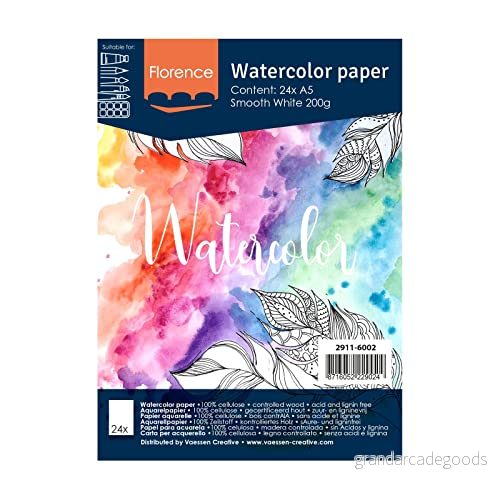 Vaessen Creative Florence varmpressat akvarellpapper 8716052229024