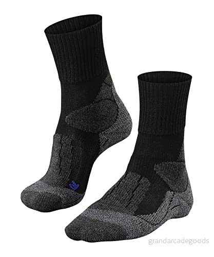 FALKE herr TK1 coola vandringsstrumpor stark stoppning antibubblor kylande veganska strumpor för vandring snabbtorkande Lyocell funktionellt material 1 par 4043874025072