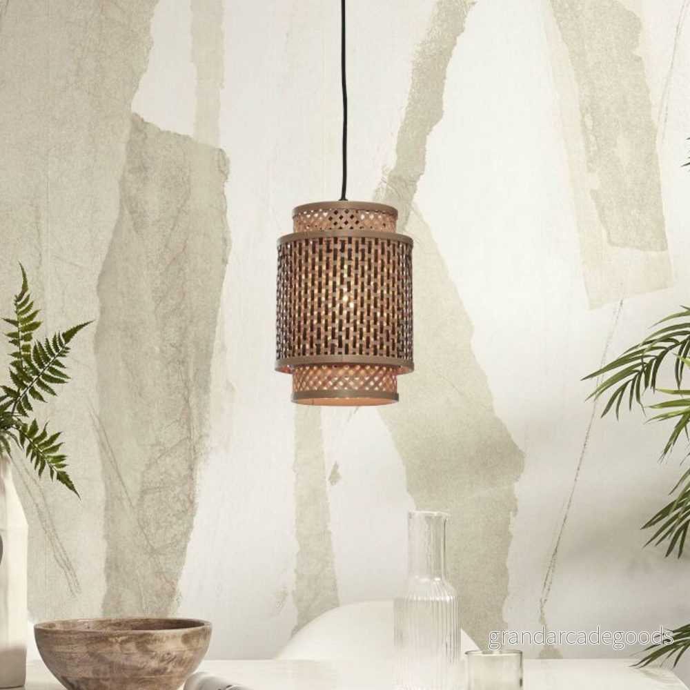 GOOD & MOJO Bhutan pendellampa, bambu, 18 x 25 cm 8716248089722