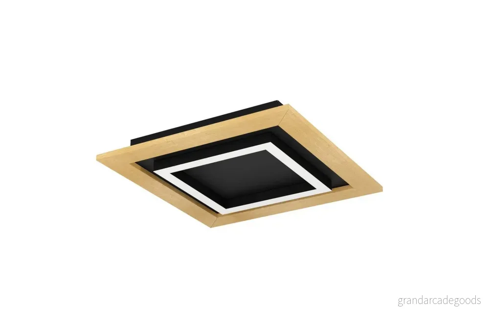 EGLO LED taklampa Tirrenara, fjärrkontroll, 37x37cm 9008606245017 EGLO LED taklampa Tirrenara, fjärrkontroll, 37x37cm 9008606245017