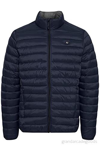 Blend Romsey vinterjacka quiltad för män, artikelnummer 194024, blå 5702578991227