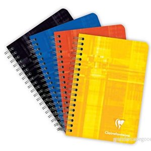 Clairefontaine 8506C Un Carnet à Spirale 9×14 cm 180 Pages Lignées Papier Blanc 90 g Couverture Carte Pelliculée Couleur Aléatoire 3329680850604 Clairefontaine 8506C Un Carnet à Spirale 9×14 cm 180 Pages Lignées Papier Blanc 90 g Couverture Carte Pelliculée Couleur Aléatoire 3329680850604