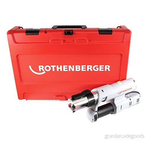 Rothenberger ROMAX AC ECO Basic elektrohydraulisk pressmaskin utan pressbackar, 230 V, typ C, nät 15705 pressverktyg för rör 4004625157053