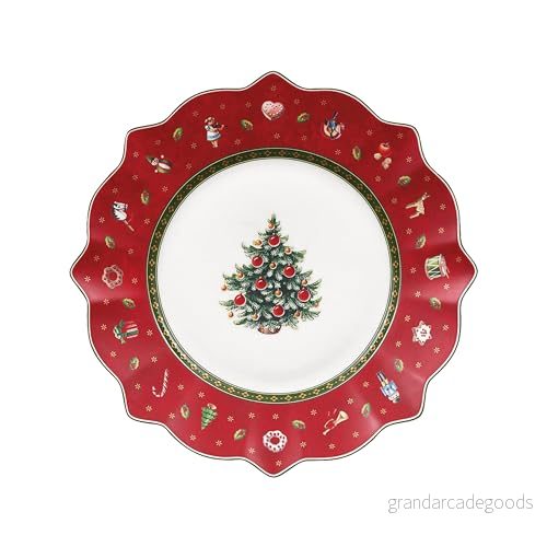 Christmas: Villeroy & Boch Breakfast Plate Toy's Delight ø 24 cm Red 4003683490485