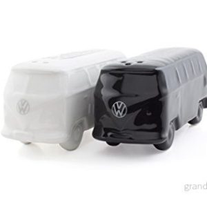 BRISA VW Collection Volkswagen salt och pepparströare av keramik i T1 Bulli buss design 2 delar (klassisk bus/vit svart) 600514902410 BRISA VW Collection Volkswagen salt och pepparströare av keramik i T1 Bulli buss design 2 delar (klassisk bus/vit svart) 600514902410