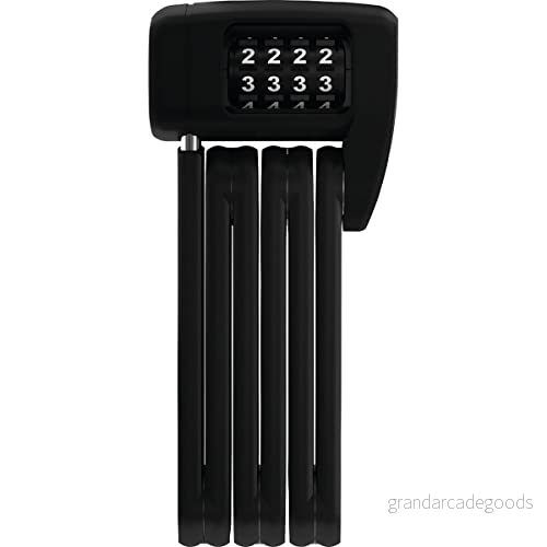 Abus BORDOLite 6055 Mini Combo, Antifurto Pieghevole Unisex Adulto, Nero, Unica 4003318621147