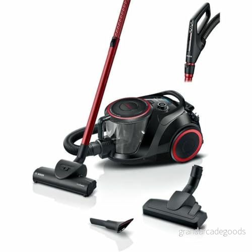 Aspirateur BOSCH BGS41POW1 Noir Noir/Rouge 700 W 4242005293919