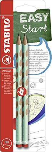 Blyertspenna STABILO EASYgraph Pastell HB Grön för högerhänta 4006381558747