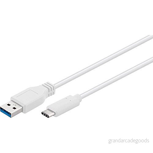 GooBay USB C till 2.0 kabel 1 meter Vit 4040849671883