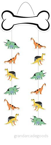 Folat 68298 Hängande dekoration Dino Roars 30x85 cm 8714572682985