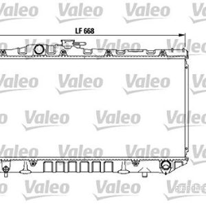 Kylare, motorkylning VALEO 731115 3276427311150