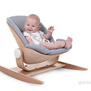 CHILDHOME, Reducerande kudde från födseln, kompatibel med Evolu Newborn Seat, 100% bomull, 5 punkts säkerhetssele, bekväm, ergonomisk, Jersey grey 5420007147433