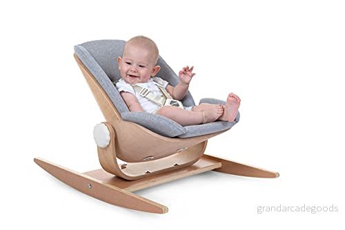 CHILDHOME, Reducerande kudde från födseln, kompatibel med Evolu Newborn Seat, 100% bomull, 5 punkts säkerhetssele, bekväm, ergonomisk, Jersey grey 5420007147433