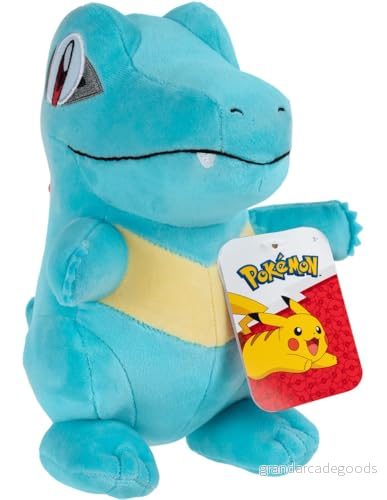 Jazwares Pokémon Totodile plysch (20 cm) 889933952439