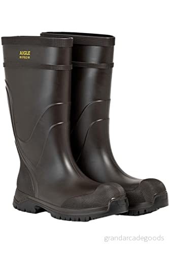 Aigle Arvalt säkerhet S5 stövlar brun , Brun, 10 UK 3246578329533