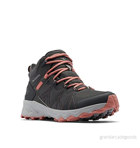 Columbia kvinnors Peakfreak 2 Outdry vattentäta Mid Rise trekking och vandringskängor, Mörkgrå mörk korall, 38.5 EU 195981542240